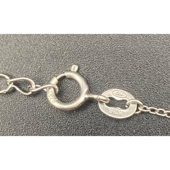 Sterling Silver Evil Eye Bracelet 925 Blue CZ Adjustable 7-8" Protection Dainty - Picture 3 of 10